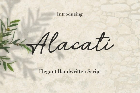 Alacati: A Handwritten Script Rooted in Mediterranean Grace