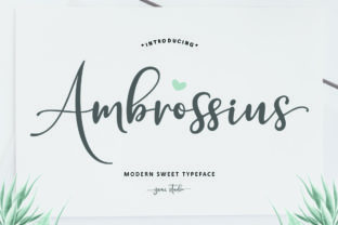 Ambrossius Script: Handwritten Charm, Modern Impact