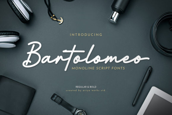 Bartolomeo: A Handwritten Font for Timeless Design