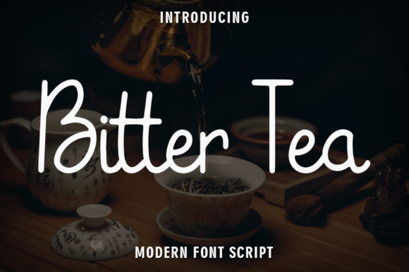 Bitter Tea Font: A Delicate Elegance for Designers