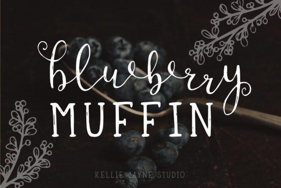 Blueberry Muffin: A Whimsical Font Duo for Creativity and Expression