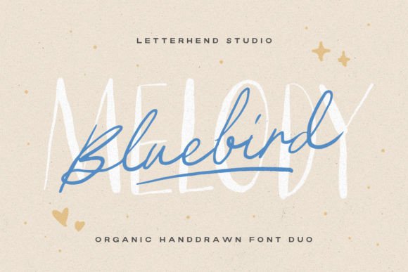 Bluebird Melody: Elegant Script Meets Modern Sans