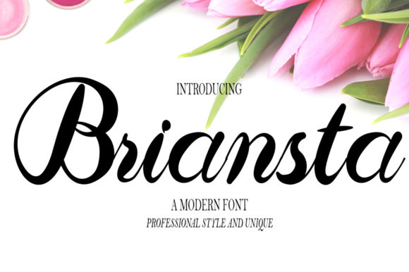 Briansta Font: A Touch of Romance in Every Letter