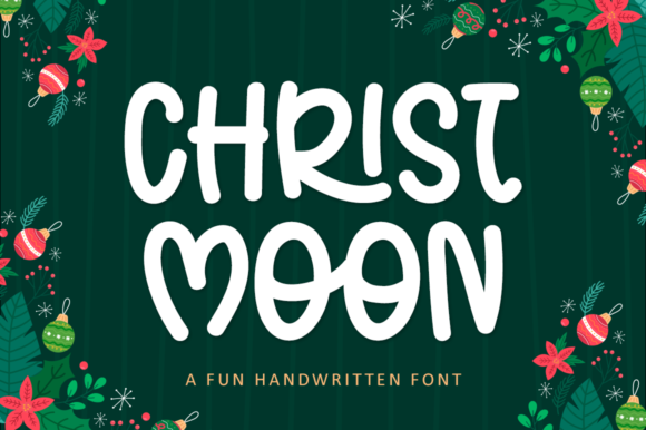 Christ Moon: A Handwritten Font That Captures the Spirit of Christmas
