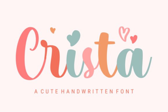 Crista: A Handwritten Font That Adds Charm and Style to Every Project