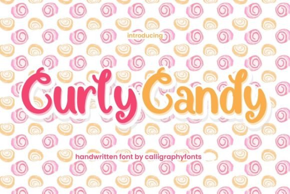 Curly Candy Font: A Playful Handwritten Script for Sweet, Cheerful Design