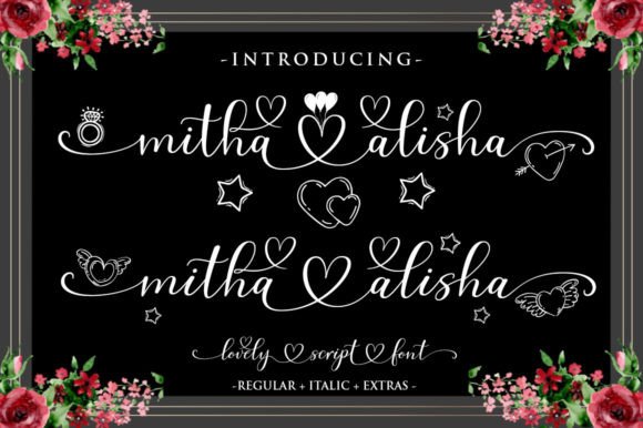 Discover Mitha Alisha: A Handwritten Script Font That Adds Romance and Joy to Your Designs