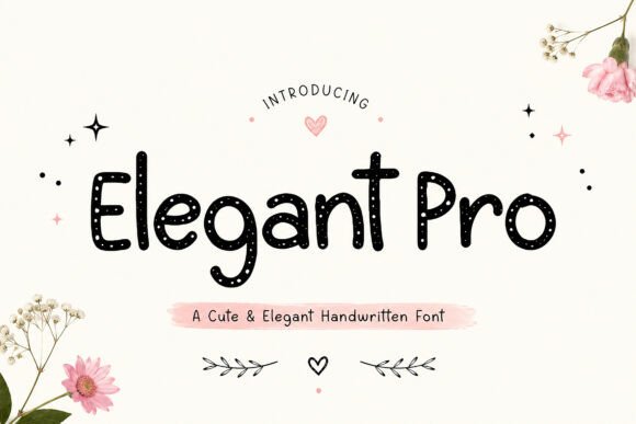 Elegant Pro: The Handwritten Font That Feels Like a Smile