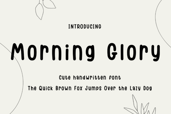 Exploring the Morning Glory Font: A Versatile Choice for Creative Projects