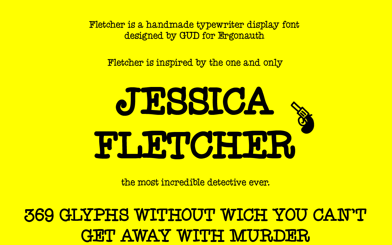 Fletcher Font for Creative Expression