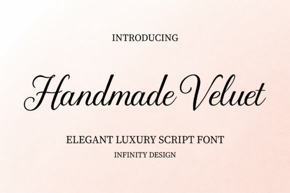 Handmade Velvet: Elegant Script Font