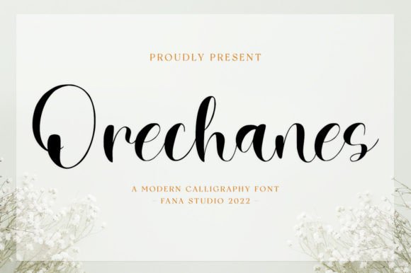 Orechanes: A Handwritten Font That Adds Romance and Character to Your Projects