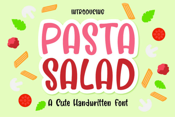 Pasta Salad: A Versatile Font for Creative and Practical Use