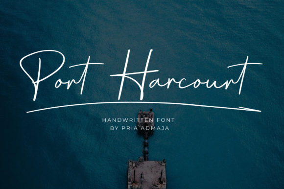 Port Harcourt: A Stylish and Elegant Handwritten Font for Creative Design