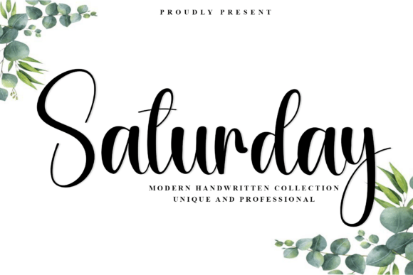 Saturdayy: Crisp Elegance in Handwritten Typography