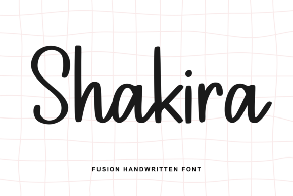 Shakira: The Handwritten Font That Feels Like a Smile